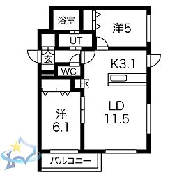 札幌市営東西線 発寒南駅 徒歩20分 4階/-