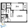 RAFFINE中島公園PREMIUM2階5.6万円