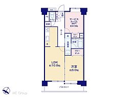 サンレイ浅草 1SLDKの間取図画像