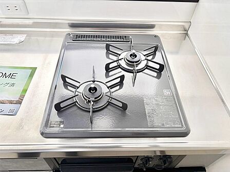 二口ガスコンロでお料理が一気にはかどりそう  