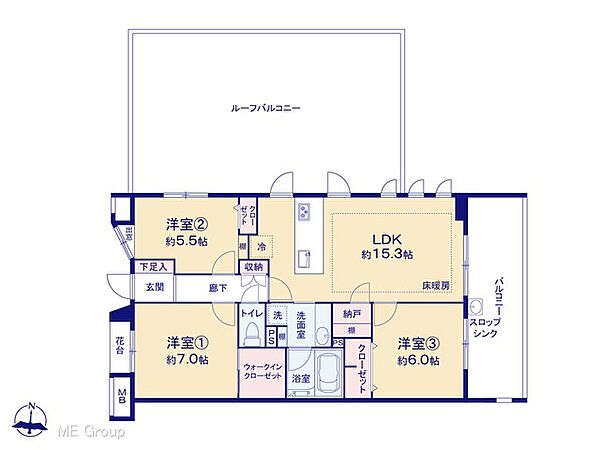間取りを拡大表示