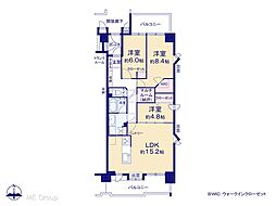 間取図画像 3LDK