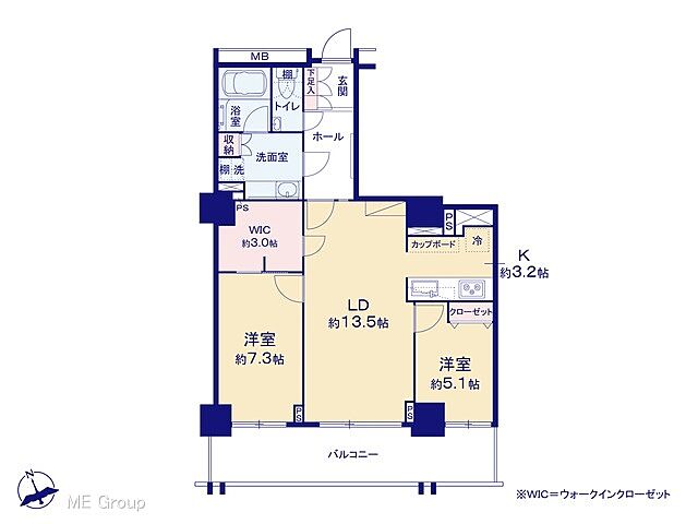 間取り 代官山アドレス 18階/-