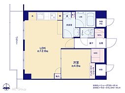日神パレステージ西池袋 1LDKの間取図画像