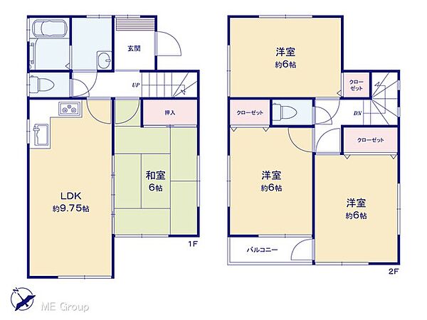 間取りを拡大表示