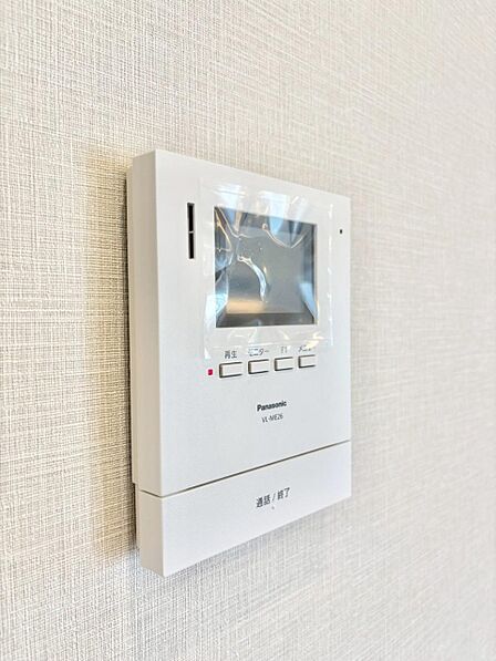 TVモニター付インターフォンが付いていてセキュリティ充実