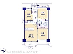 ザ・ステイツ志木アーバンヒルズ 3LDKの間取図画像