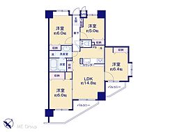 セラード川越 4LDKの間取図画像