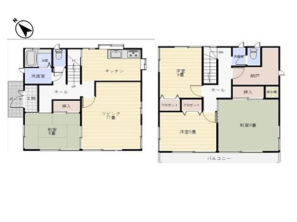 間取りを拡大表示
