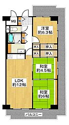 間取図画像 3LDK