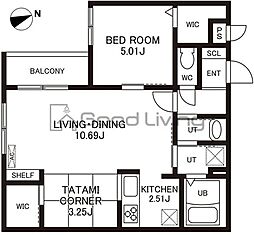 間取図画像 1SLDK