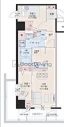 シンセラティ薬院 2LDKの間取図画像