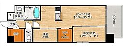 ERFOLG hakata 2LDKの間取図画像