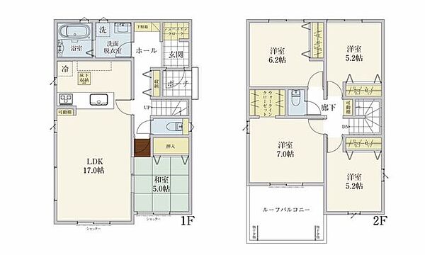 間取りを拡大表示