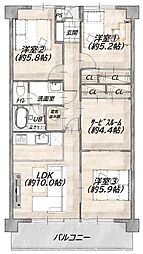 間取図画像 3SLDK