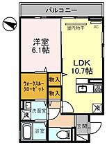 ベルフルール中青木 205 ｜ 埼玉県川口市中青木2丁目（賃貸アパート1LDK・2階・43.74㎡） その2