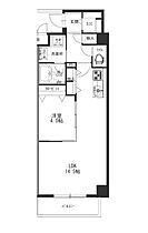 BLUE ROOM 306 ｜ 埼玉県戸田市大字新曽（賃貸マンション1LDK・3階・45.44㎡） その2