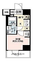 プレール・ドゥーク川口並木 910 ｜ 埼玉県川口市並木3丁目（賃貸マンション1K・9階・20.25㎡） その2