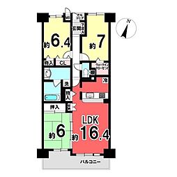 間取図画像 3LDK