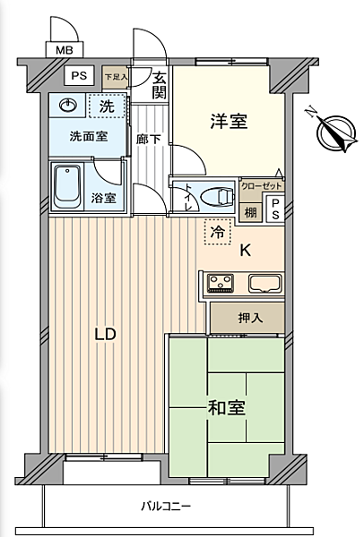 間取りを拡大表示
