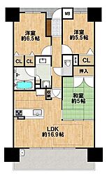 ディモア城東シティ 3LDKの間取図画像
