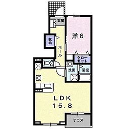 JR福塩線 上戸手駅 徒歩15分 1階/-