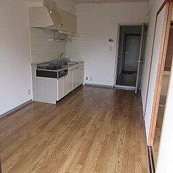 JR福塩線 道上駅 徒歩15分の賃貸マンション 1階2DKのリビング/ダイニング