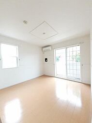 JR福塩線 万能倉駅 バス10分 四ツ角下車 徒歩8分の賃貸アパート 1階2DKのリビング/ダイニング