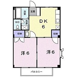 コーポ サンスカイD 1階