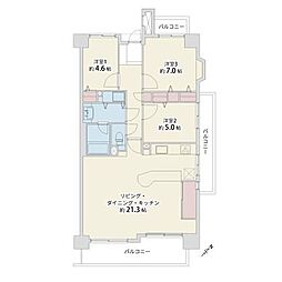 間取図画像 3LDK