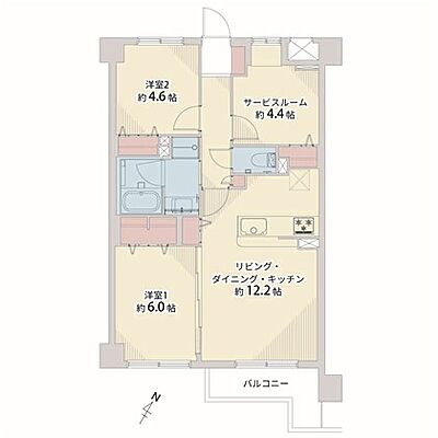 間取り マイキャッスル杉田 4階/-