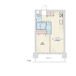 間取図画像 1LDK