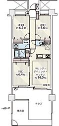 間取図画像 3LDK
