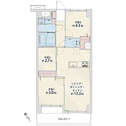 間取図画像 3LDK
