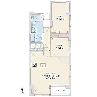 間取り 代官山エーデルハイム 5階/-