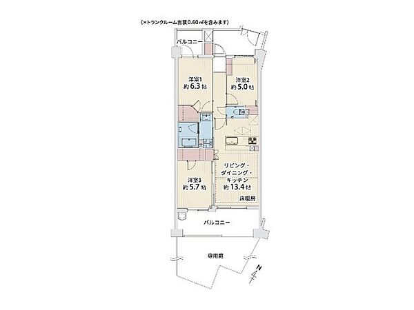 間取りを拡大表示
