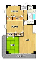 プラザ・コスモス 301 ｜ 栃木県足利市八幡町1丁目（賃貸マンション3LDK・3階・69.62㎡） その2