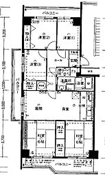 京橋グリーンハイツ3号棟 5LDKの間取図画像