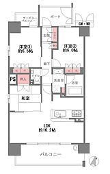 ブランニード河内小阪 3LDKの間取図画像