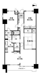 サンロード三石台一番館 3LDKの間取図画像