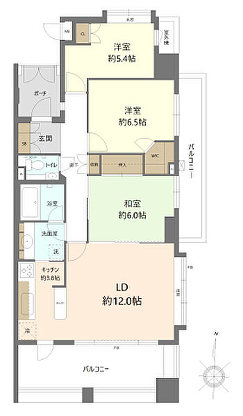 間取りを拡大表示