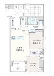 間取図画像 1SLDK