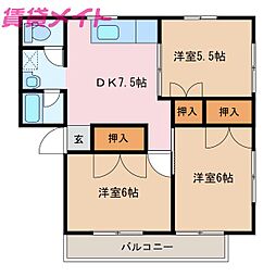 🉐敷金礼金0円！🉐ドリームハイツ　Ｂ