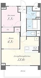仮称)高槻市大手町PJ 1階1SLDKの間取り