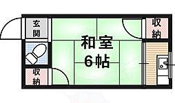田中アパート 1Kの間取図画像
