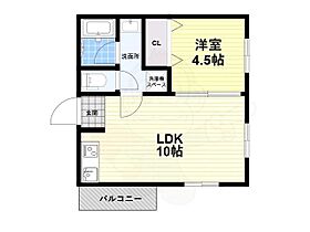 池上ハイツ  ｜ 大阪府茨木市宮元町1番10号（賃貸アパート1LDK・3階・30.00㎡） その2