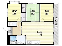ピアグランデ 3LDKの間取図画像