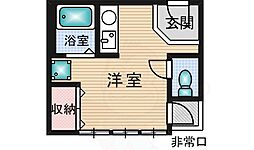 アーバンプラザ ワンルームの間取図画像
