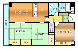 ブロッサム高峰 3LDKの間取図画像