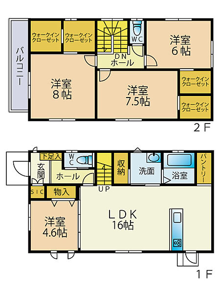 間取りを拡大表示